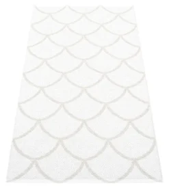 Pappelina Teppich Kotte Fossil Grey/White 70 x 150 cm KE9B715