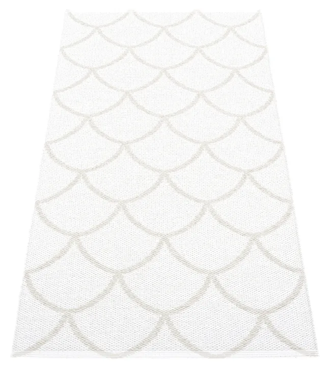 Pappelina Teppich Kotte Fossil Grey/White 70 x 150 cm KE9B715