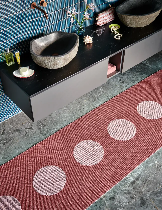 Pappelina Teppich VERA POP Blush 70 x 50 cm VP7E705