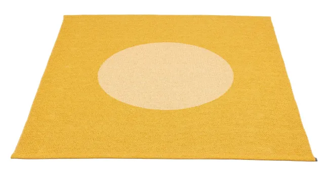 Pappelina Teppich VERA POP Mustard 180 x 200 cm VP51820