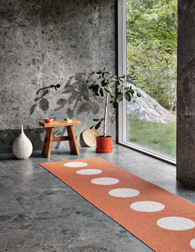 Pappelina Teppich VERA POP Pale Orange 70 x 120 cm VP4A712