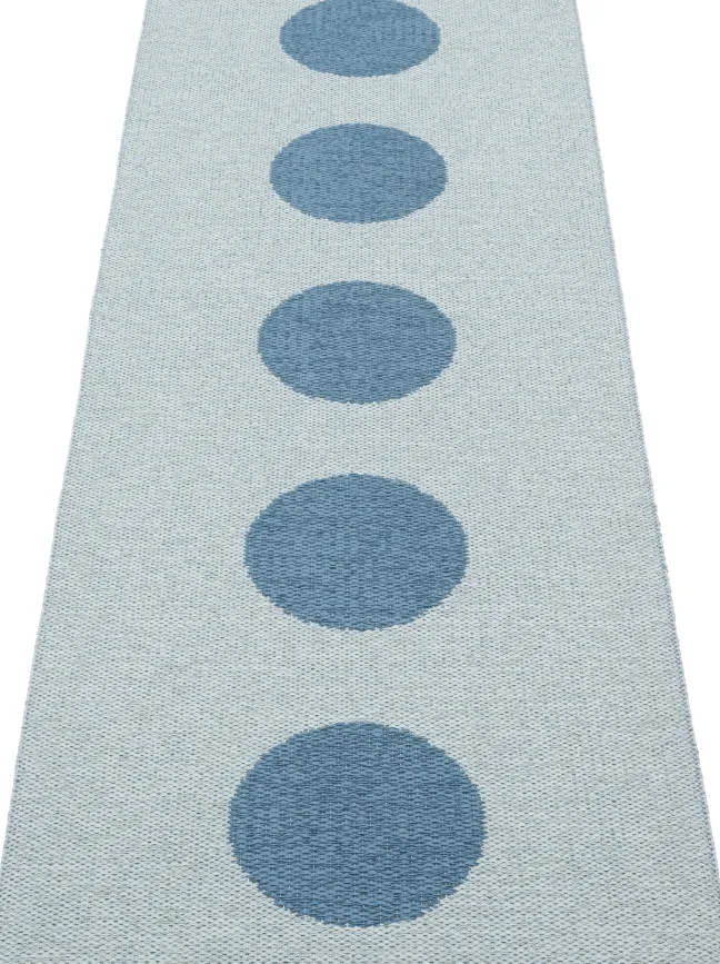 Pappelina Teppich VERA POP River Blue 70 x 200 cm VP3R720