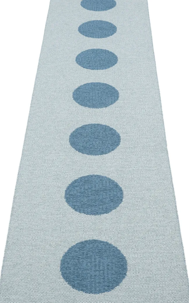 Pappelina Teppich VERA POP River Blue 70 x 280 cm VP3R728