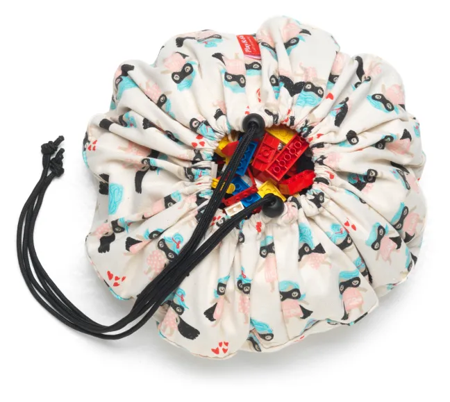Play&Go Mini Prints 2 in 1 Spielzeugsack Ø40cm Supergirl Sale