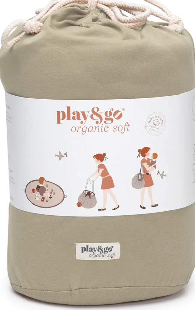 Play&Go Organic 2 in 1 Spielzeugsack Ø120cm grün
