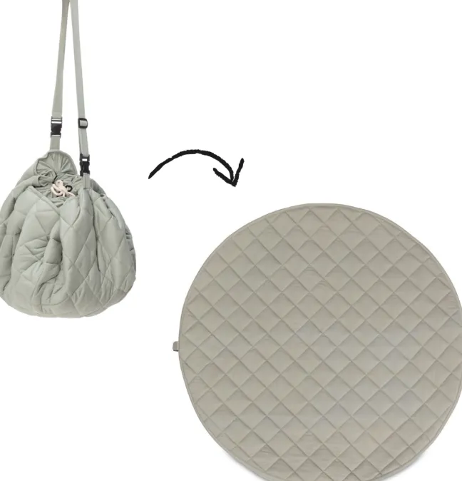 Play&Go Organic 2 in 1 Spielzeugsack Ø120cm grün