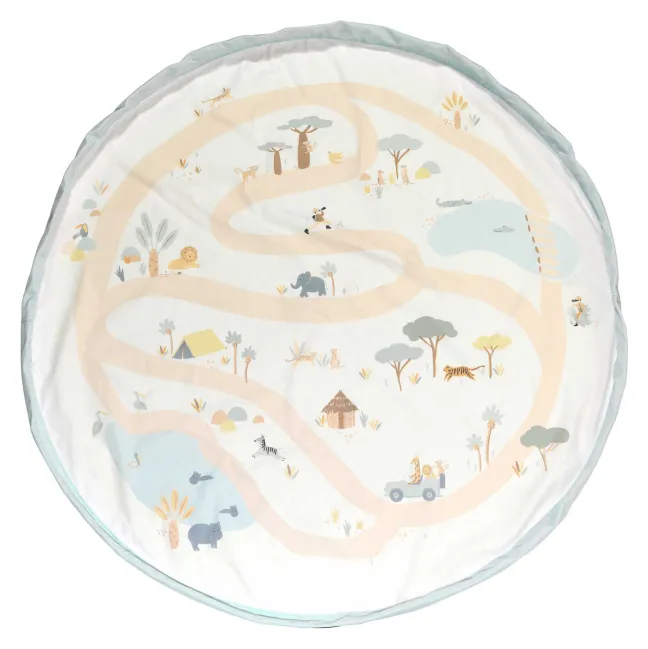 Play&Go Prints 2 in 1 Spielzeugsack Ø140cm Jungle