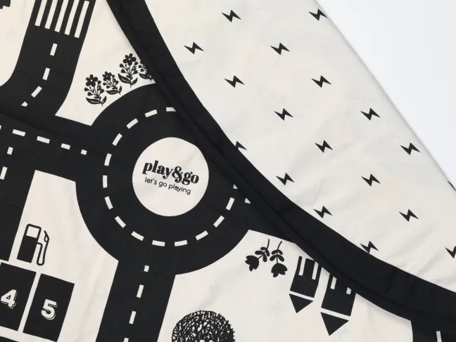 Play&Go Prints 2 in 1 Spielzeugsack Ø140cm Spielstraße