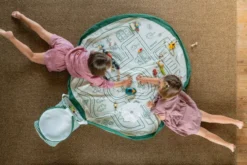 Play&Go Soo Spielmatte Ø140cm mit Stauraum Eimer roadmap