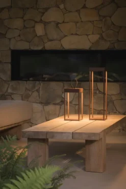 QOOZII - BALI 30 - LED Laterne - Corten