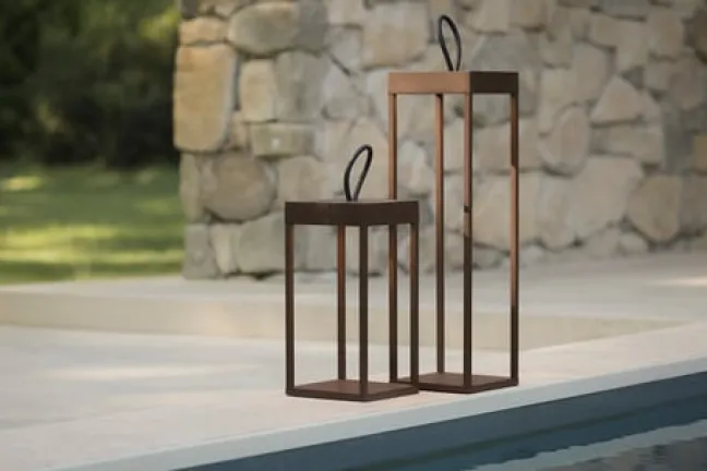 QOOZII - BALI 30 - LED Laterne - Corten