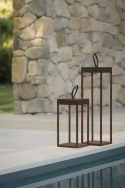 QOOZII - BALI 30 - LED Laterne - Corten