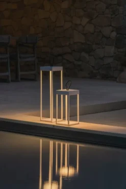 QOOZII - BALI 50 - LED Laterne - Weiß