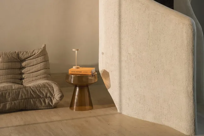 QOOZII - IBIZA MINI - Kabellose LED Tischlampe - Sand