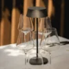 QOOZII - MALTA - Kabellose LED Tischlampe - Schwarz