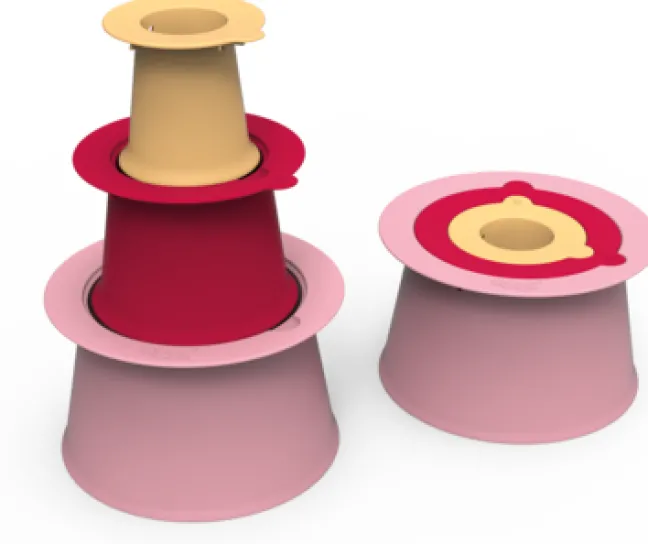 Quut Alto Sandspielzeug Banana/Pink/Cherry/Yellow