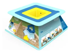 Quut Pira Pyramidenhilfe Sandspielzeug Blau/Gelb