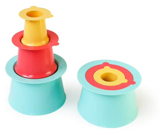 Quut Strandspielzeug Set 3 (1 Alto + 1 Raki) mit Mesh Standbeutel