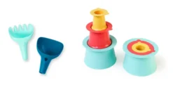 Quut Strandspielzeug Set 3 (1 Alto + 1 Raki) mit Mesh Standbeutel