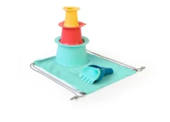 Quut Strandspielzeug Set 3 (1 Alto + 1 Raki) mit Mesh Standbeutel