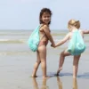 Quut Strandspielzeug Set 2 (1 Ballo + 1 Cuppi + 1 Shaper) mit Mesh Standbeutel