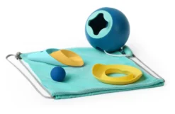 Quut Strandspielzeug Set 2 (1 Ballo + 1 Cuppi + 1 Shaper) mit Mesh Standbeutel