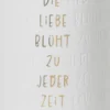 räder Hochzeit Vase Die Liebe blüht zu jeder Zeit weiß