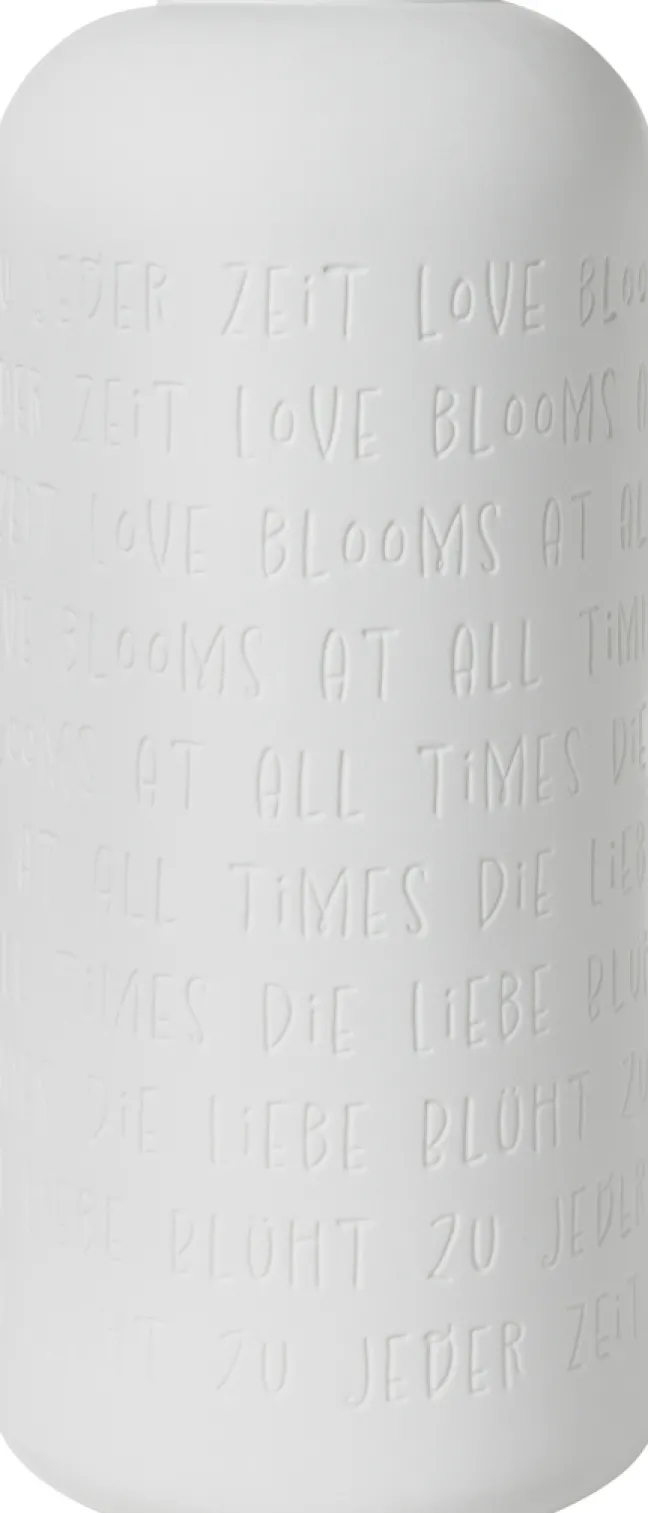 räder Hochzeit Vase Die Liebe blüht zu jeder Zeit weiß