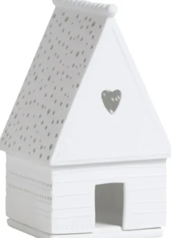 räder Lichthaus Lebkuchenhaus Herz Porzellan weiß