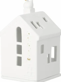 räder Lichthaus Santas Füßchen Porzellan weiß