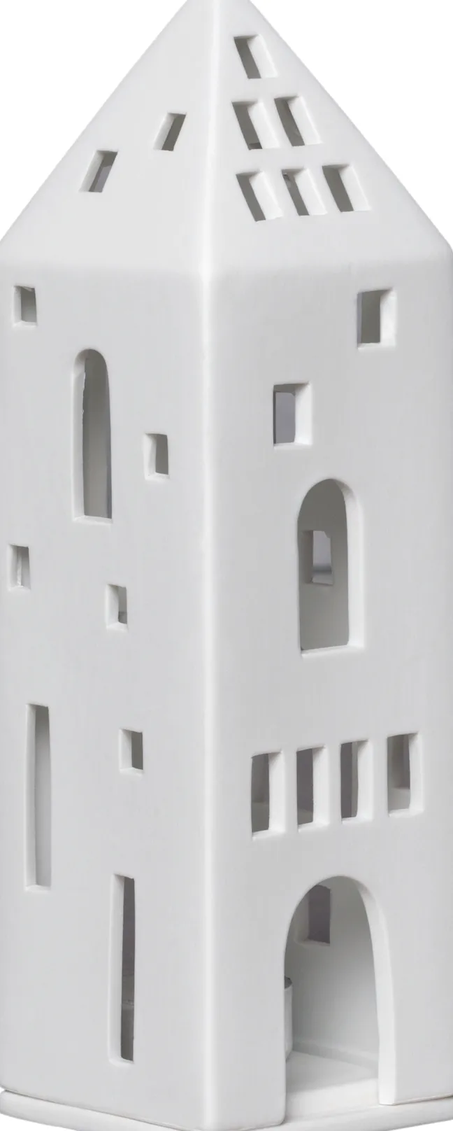 räder Lichthaus Turm Porzellan weiß