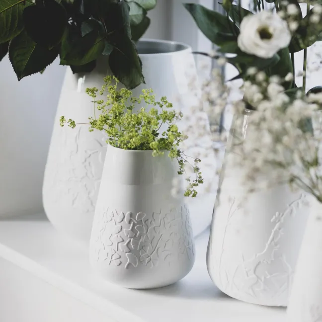 räder Poesievase Floral Gräser weiß