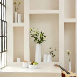 räder Raumpoesie Vase Bodenvase weiß
