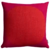 Roros Tweed ÅSMUND BOLD Kissen 50 x 50cm rot/türkis 104153