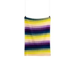 Roros Tweed ÅSMUND GRADIENT Lammwolldecke 200 x 135 cm gelb/blau 4252