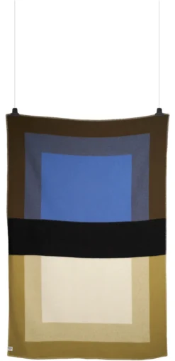 Roros Tweed BENTO Lammwolldecke 200 x 135cm Olive 5253