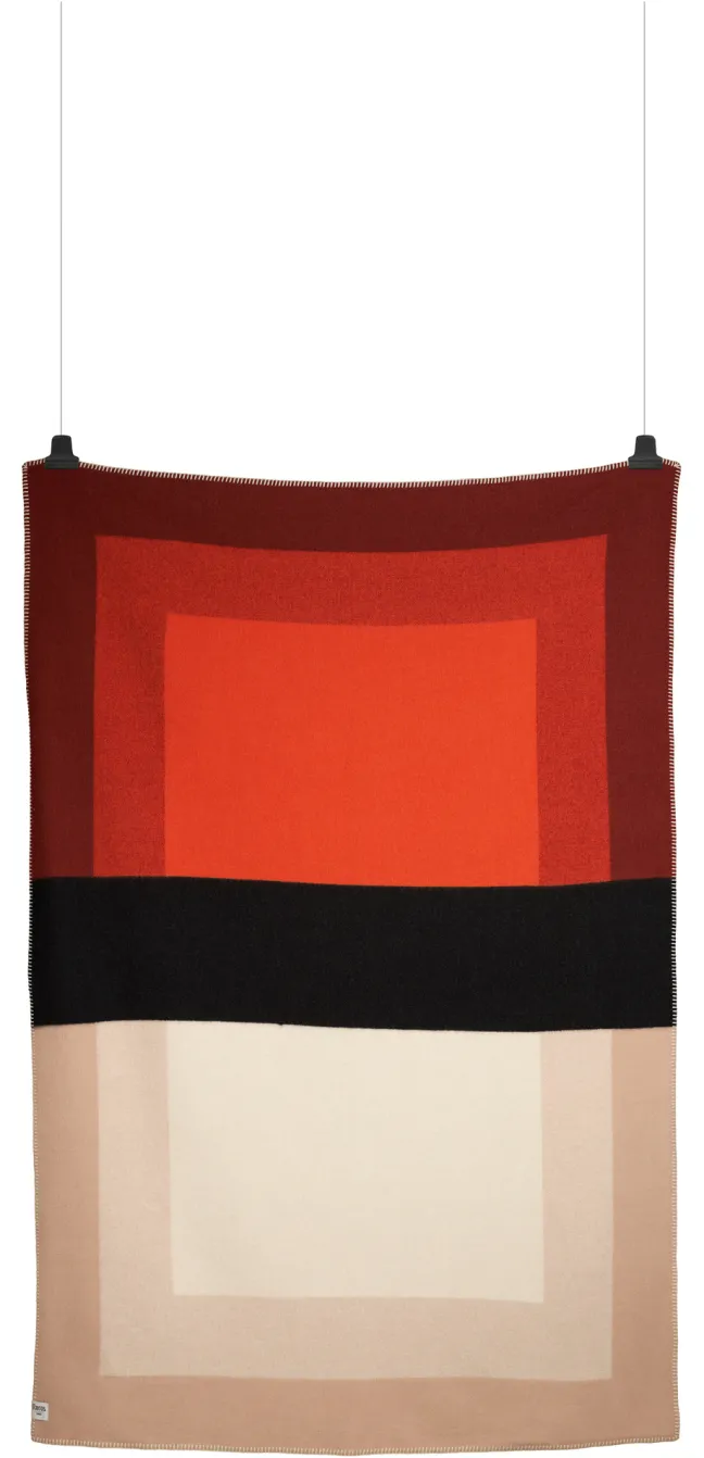 Roros Tweed BENTO Lammwolldecke 200 x 135cm Rosehip 5251