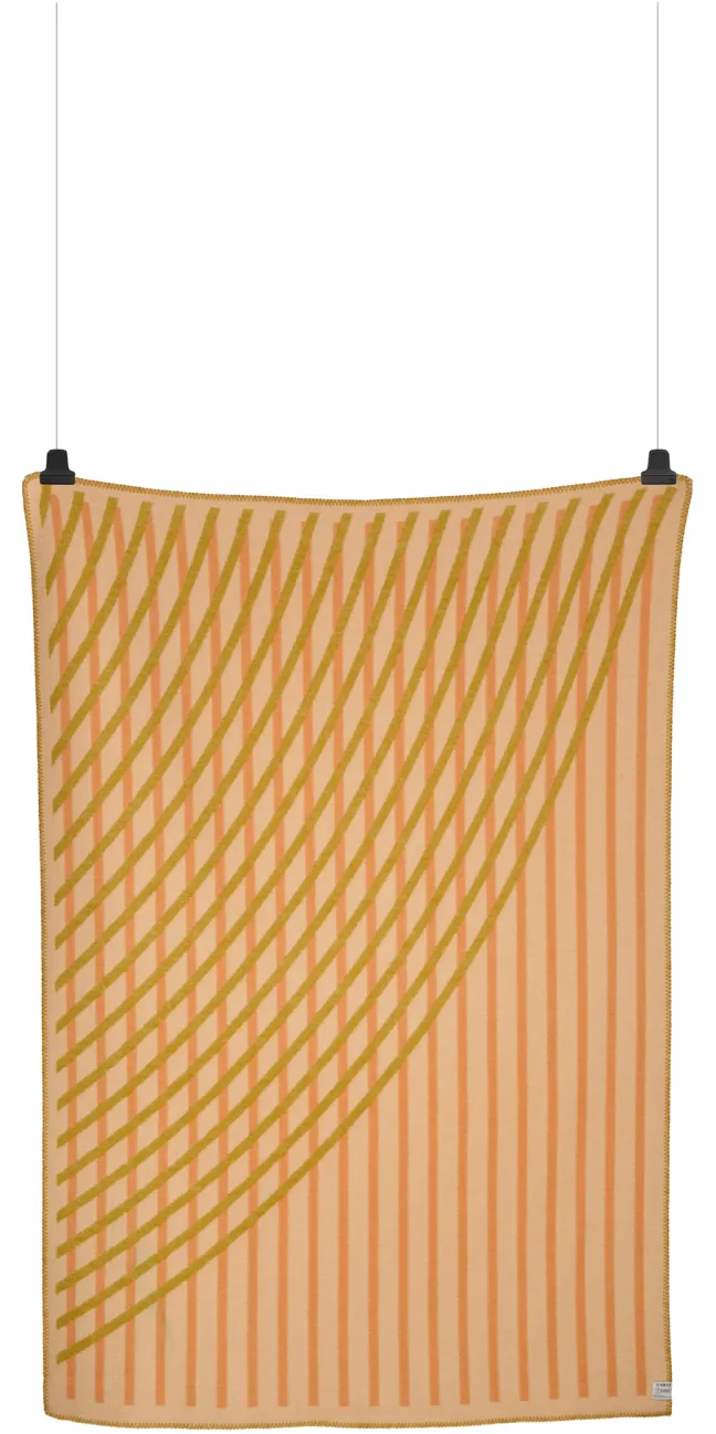 Roros Tweed BISLETT Lammwolldecke 130x200cm Peach & pistachio 5151