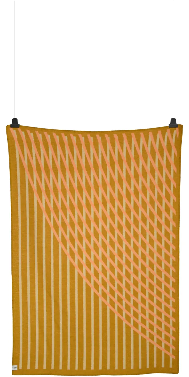 Roros Tweed BISLETT Lammwolldecke 130x200cm Peach & pistachio 5151