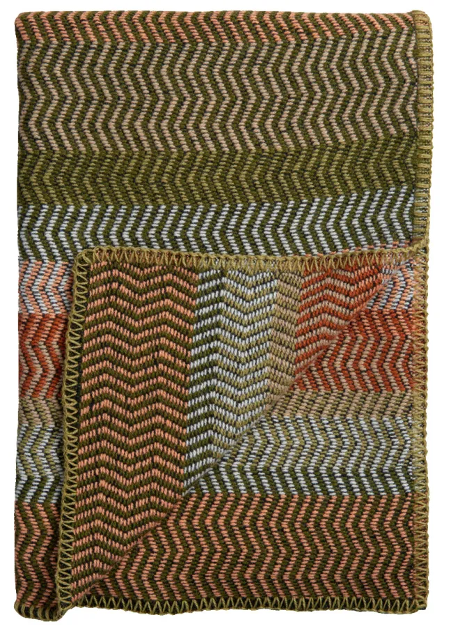 Roros Tweed FRI Lammwolldecke 150 x 200cm Harvest 3453