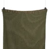 Roros Tweed ISAK Lammwolldecke 150 x 210cm Grün Meadow Throw 5351