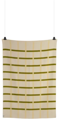 Roros Tweed KNUT Lammwolldecke 135x200cm Kalk 5451