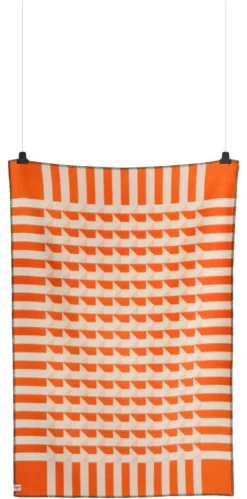 Roros Tweed KVAM Lammwolldecke 135 x 200cm orange 5212