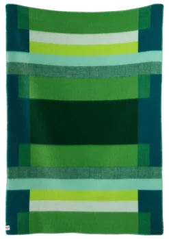 Roros Tweed MIKKEL Wolldecke 135x200cm grün 3753