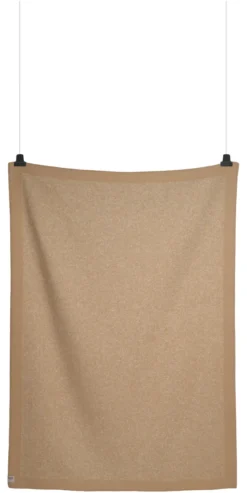 Roros Tweed MINERAL Lammwolldecke 135x200cm Sand 5851