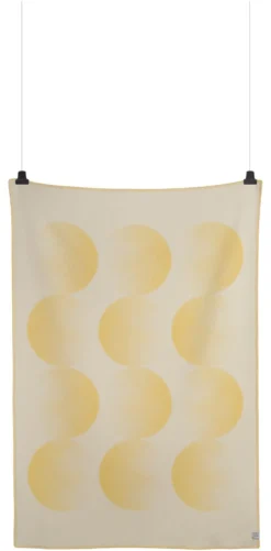 Roros Tweed MOON Lammwolldecke 135x200cm gelb 5902