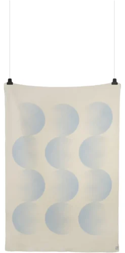 Roros Tweed MOON Lammwolldecke 135x200cm hellblau 5901