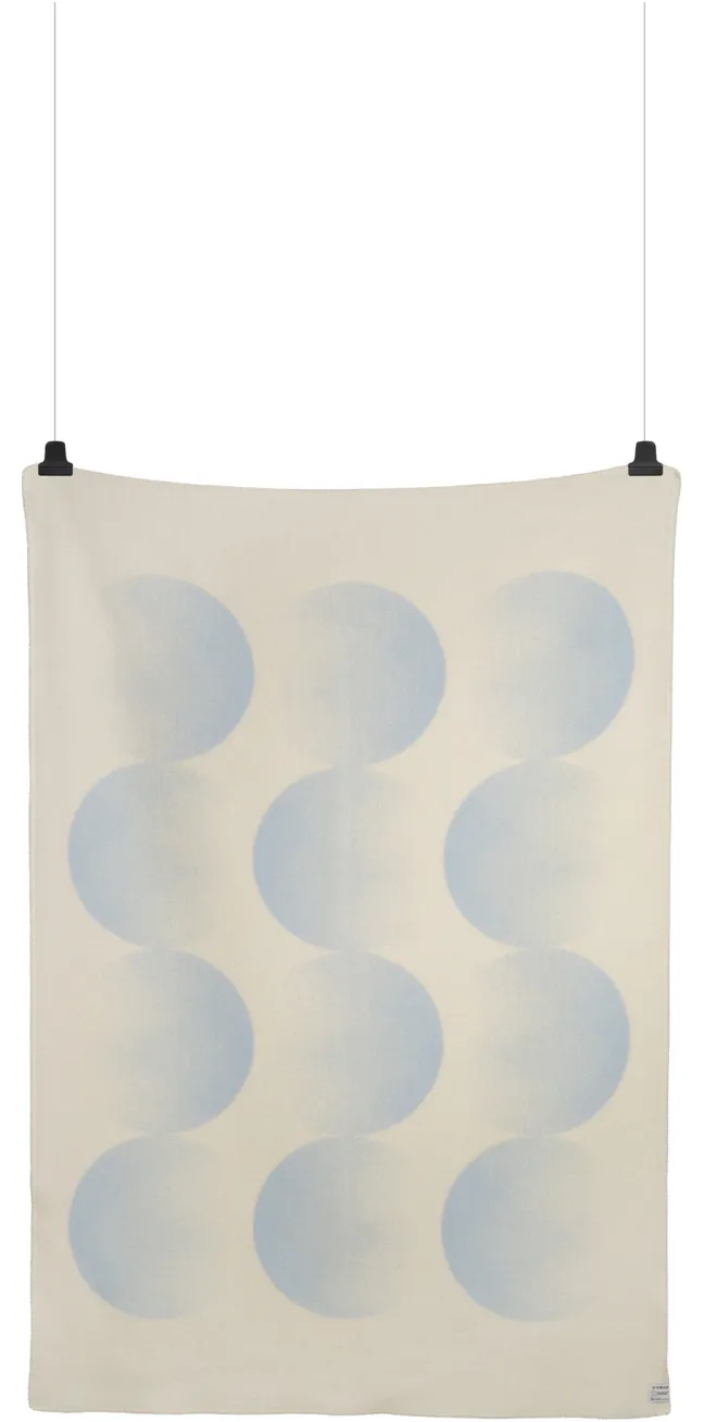 Roros Tweed MOON Lammwolldecke 135x200cm hellblau 5901
