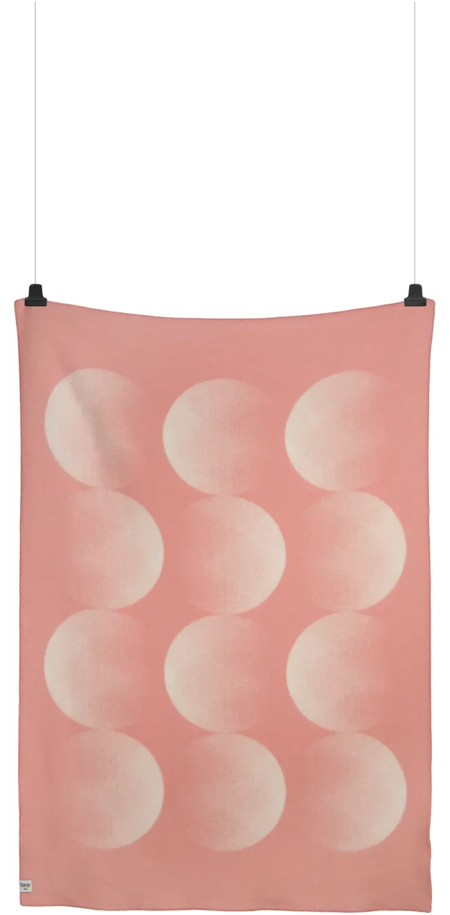 Roros Tweed MOON Lammwolldecke 135x200cm rosa 5903