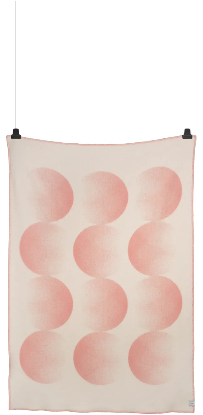 Roros Tweed MOON Lammwolldecke 135x200cm rosa 5903